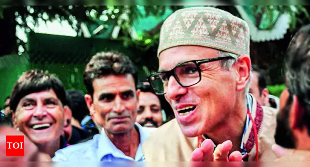 Omar Abdullah: resolution on statehood will be adopted at first cabinet meeting | India News – Times of India