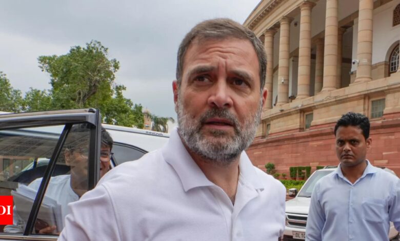 Rahul Gandhi attacks government after death of two Agniveers | India News – Times of India