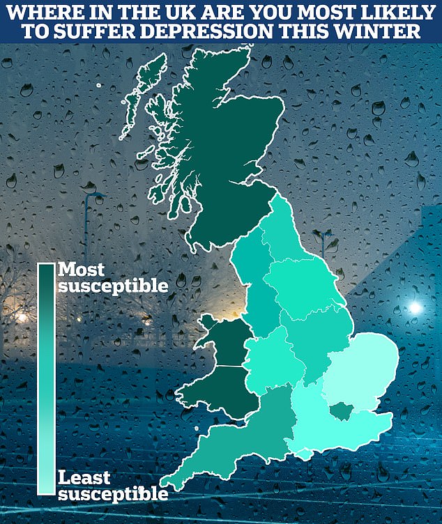 SAD mapped: where in Britain you’re most at risk of seasonal depression this winter