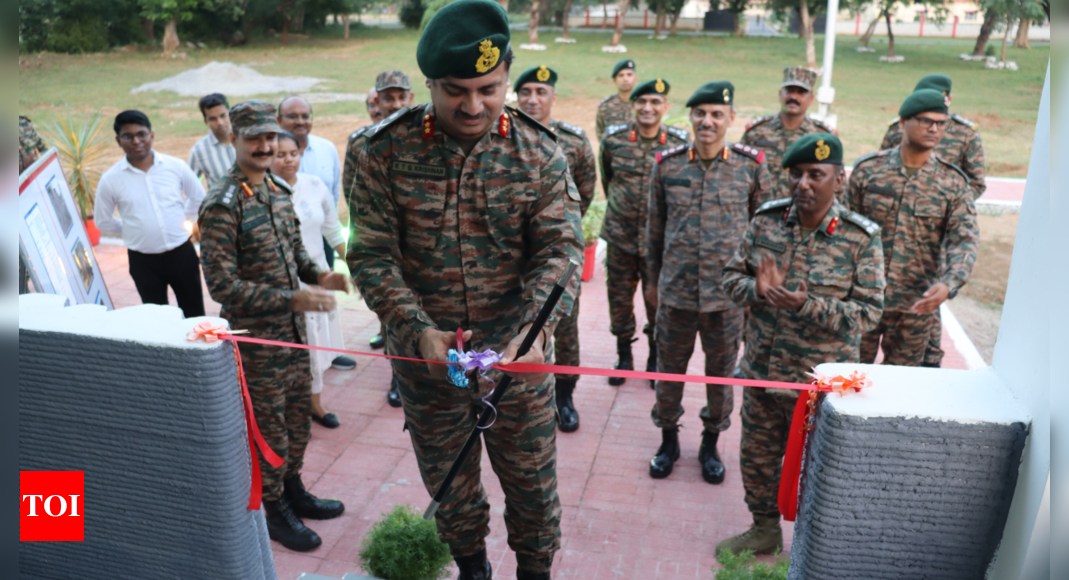 Simpliforge and IIT-H collaborate with MES for Indian Army’s largest 3D printed building in MP – Times of India