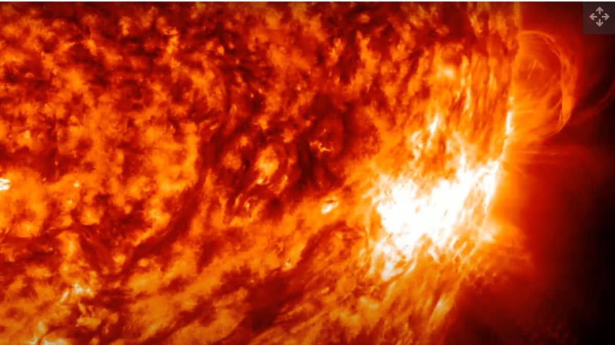 Solar flare causes radio interference across America