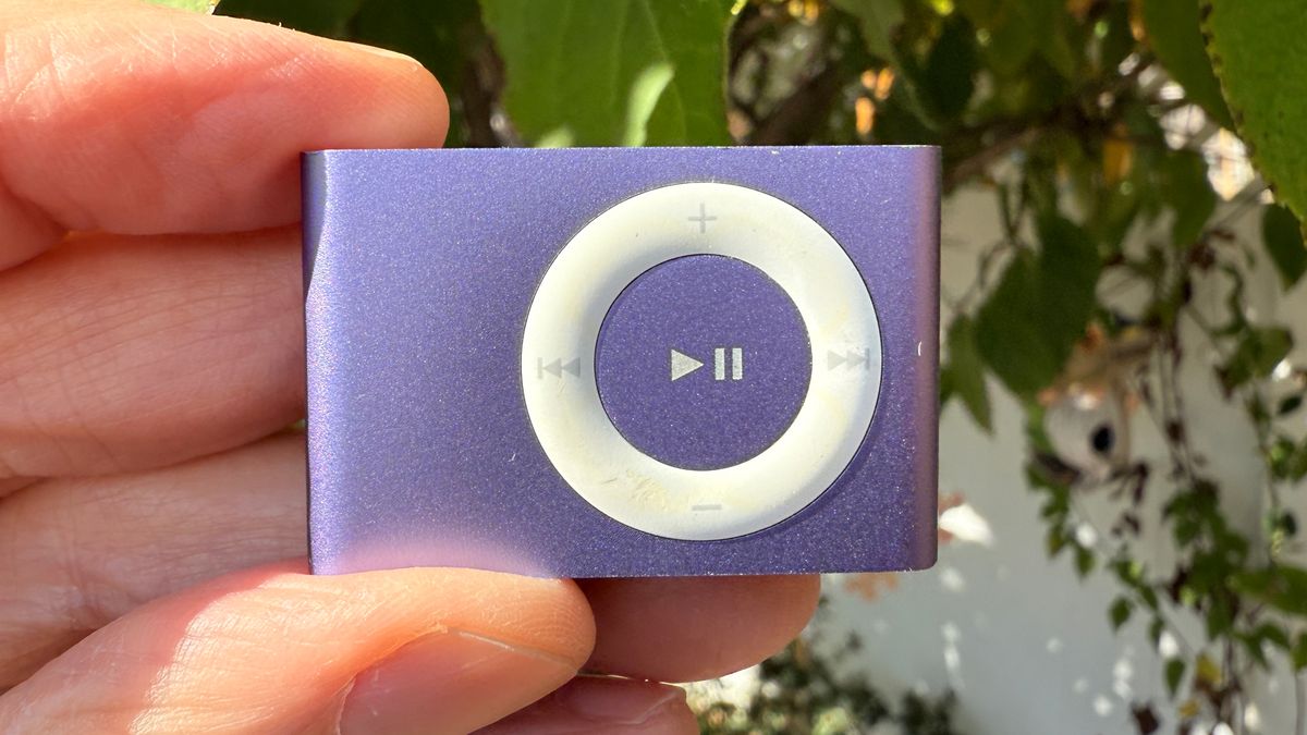 The iPod Shuffle is now outdated, but remains a great hair clip