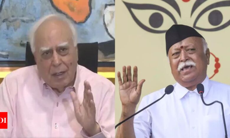 ‘Who’s listening? Modi?’: Kapil Sibal responds to RSS chief Mohan Bhagwat’s comments – Times of India