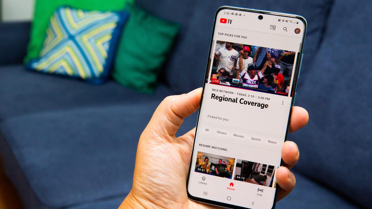 YouTube TV can now play in the background, meaning users can listen on locked devices