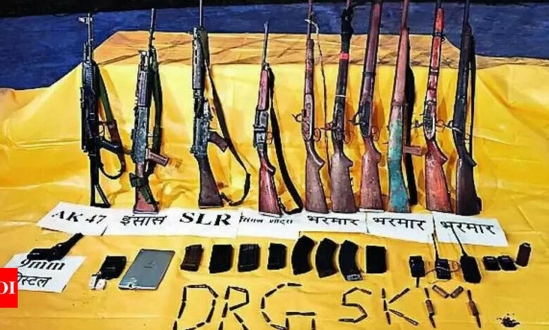 10 Maoists killed in gunfight in Sukma, 207 this year | India News – Times of India