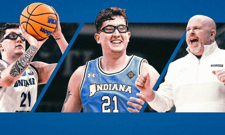 His goggles and his game made him a college basketball internet star. What’s his next act?