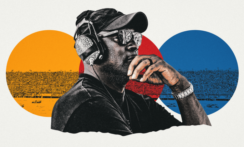 What it’s like under the watchful eye of Michael Jordan in the heat of a NASCAR race