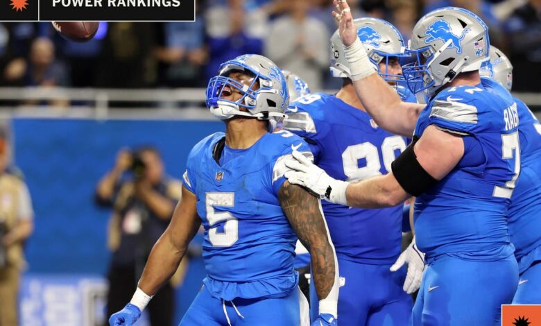 NFL Power Rankings Week 12: Lions, Bills rolling, plus coaching hot seat check-in