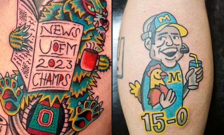 How do Michigan fans feel about their national title tattoos? ‘It’s absolutely no regrets’