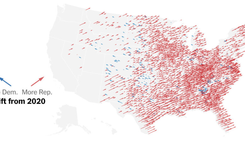 Early results show a red shift in the US