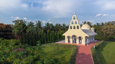 Inside the spa visited by King Charles and Queen Camilla, with lush tropical gardens and sheep grazing on the lawns (and no gym)