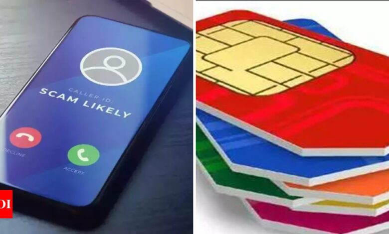 6.7 lakh SIM cards ‘linked to cybercrime’ blocked: government | India News – Times of India