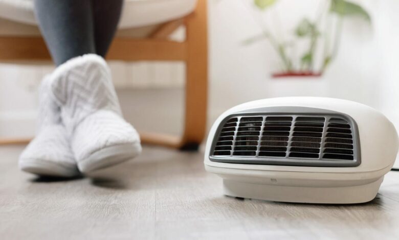 9 places a space heater should never go