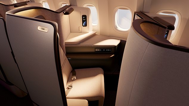 Cathay Pacific unveils brand new business and economy cabins for its Boeing 777 fleet – with the airline promising to ‘take flying to the next level’