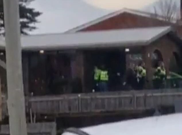 The explosive moment police raided the petrol-soaked home of a sordid love triangle