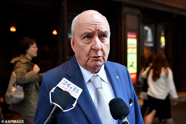 Alan Jones is arrested at his luxury apartment over allegations that he indecently assaulted, groped or inappropriately touched several young men