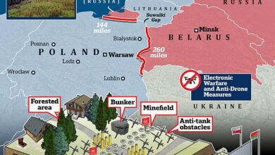 Fortress Poland: Country begins building £1.9 billion ‘East Shield’ along borders with Russia and Belarus with anti-tank fortifications, AI-powered surveillance and anti-drone systems