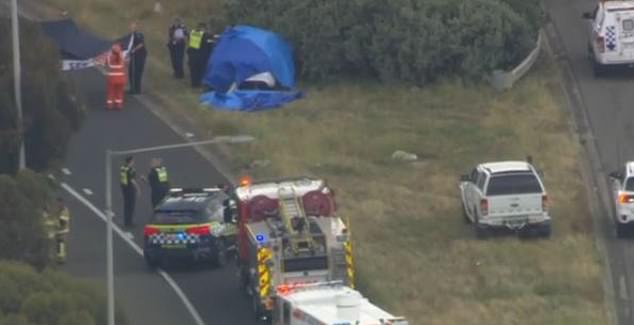 Tragedy where driver is killed by an object falling from the back of a truck on Melbourne’s highway