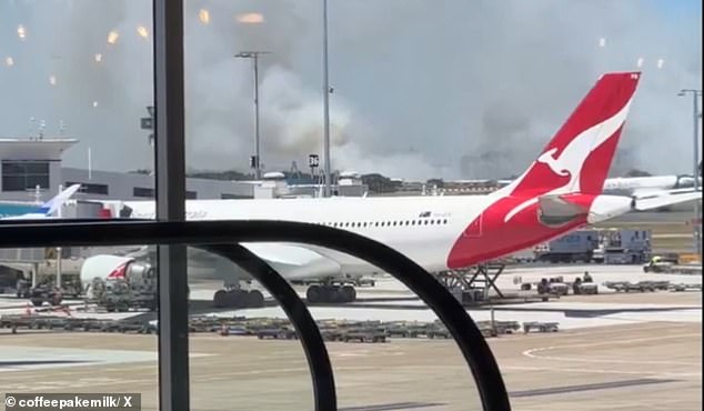 Fire at Sydney Airport: Plane lands safely after explosion