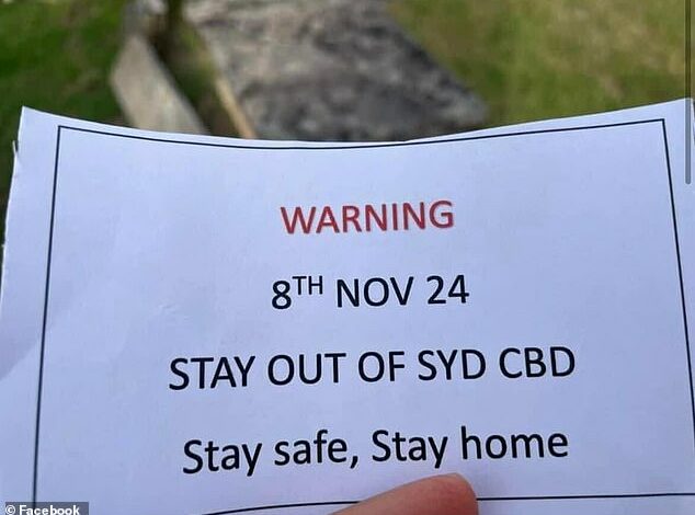 Police are sounding the alarm over a strange note being delivered to homes in Sydney and being taken seriously by many