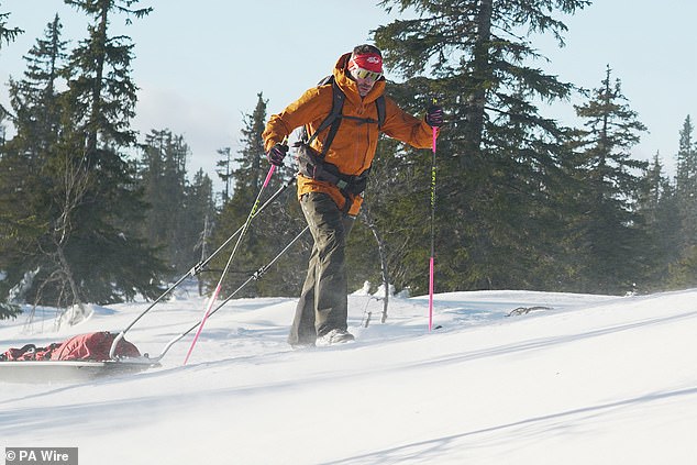 Ex-army officer, paralyzed from the neck down on the left side, wants to become the first disabled person to ski solo and unsupported to the South Pole