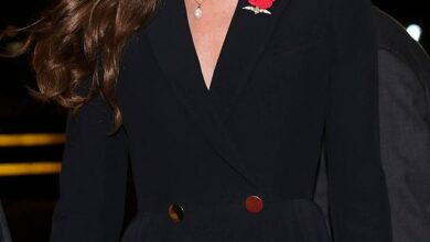 Royal fans spot subtle differences in Kate Middleton’s Festival of Remembrance outfit – as she wears her beloved ring in public for the first time in months