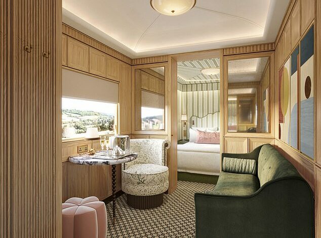 First ever luxury sleeper train in England and Wales, launching in 2025: the ‘Britannic Explorer’ features a spa, food from super chef Simon Rogan – and luxury en suite cabins from £5,800