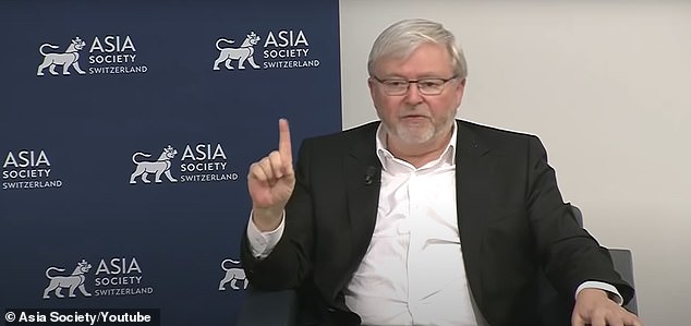 The comment that proves Kevin Rudd never saw Donald Trump’s comeback coming – as new video emerges of Australia’s ambassador to Washington mocking US president’s intelligence