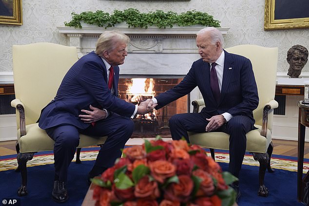 The friendly meeting between Donald Trump and Joe Biden at the White House made everyone say the same thing