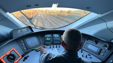 My ride in the CAB of a 200mph Eurostar from London to Paris and back – here’s my incredible footage of a driver’s-eye view…