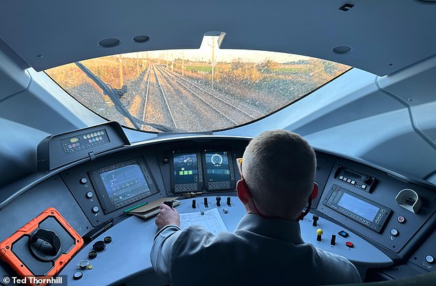 My ride in the CAB of a 200mph Eurostar from London to Paris and back – here’s my incredible footage of a driver’s-eye view…