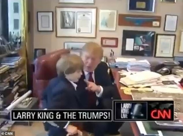 Trump’s sweet words of wisdom to a four-year-old Barron revealed in a resurfaced clip