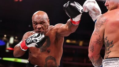 Why did Mike Tyson bite his gloves? The real reason behind his boxing ‘tap’ during the Jake Paul fight