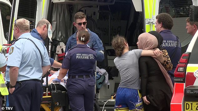 Harrowing scenes as a toddler is pulled unconscious from the swimming pool at the Whitlam Leisure Center in Liverpool