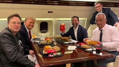 Everyone says the same thing as RFK Jr, Trump and Elon Musk enjoy McDonald’s meal