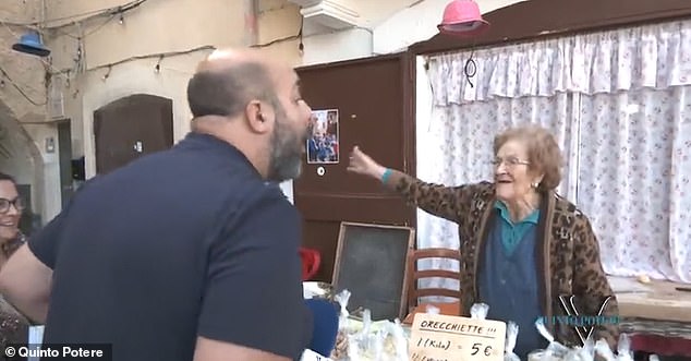 Legendary Italian grandmothers accused of adulterating their ‘homemade’ pasta and selling ‘delicacies’ from a packet – leading to a BRAWL on the streets