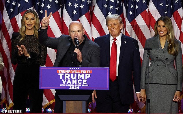 Dana White is making a shocking political U-turn after endorsing Donald Trump in the election