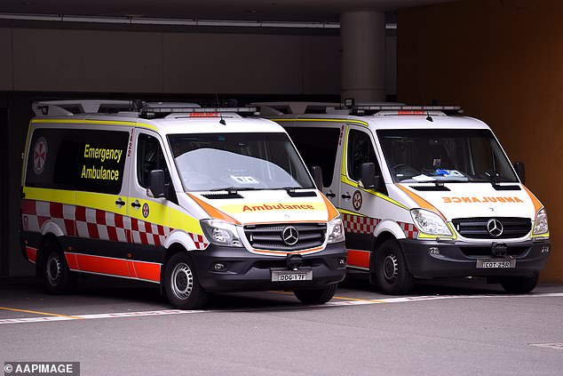 An explosion rocks the Bankstown apartment as the man is rushed to hospital