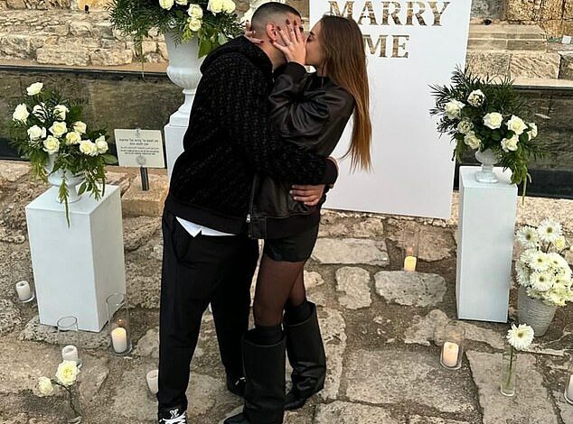 October 7 hostage Mia Schem is engaged! Former inmate kisses her partner as she announces happy news