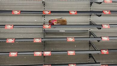 Supermarket shelves have been cleared at Victorian, NSW and ACT Woolworths stores – as shoppers are warned the situation is ‘only going to get worse’ ahead of the Christmas rush