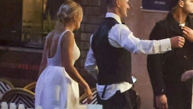 Party time! NRL star Daly Cherry-Evans celebrates after his wedding in Manly – and plenty of famous footy faces were in attendance at Hotel Steyne