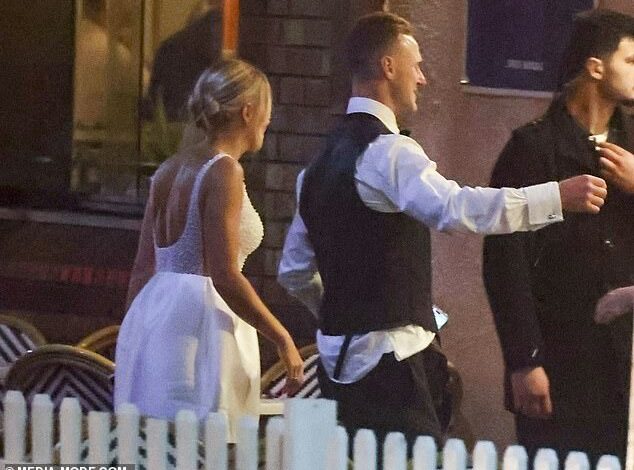 Party time! NRL star Daly Cherry-Evans celebrates after his wedding in Manly – and plenty of famous footy faces were in attendance at Hotel Steyne