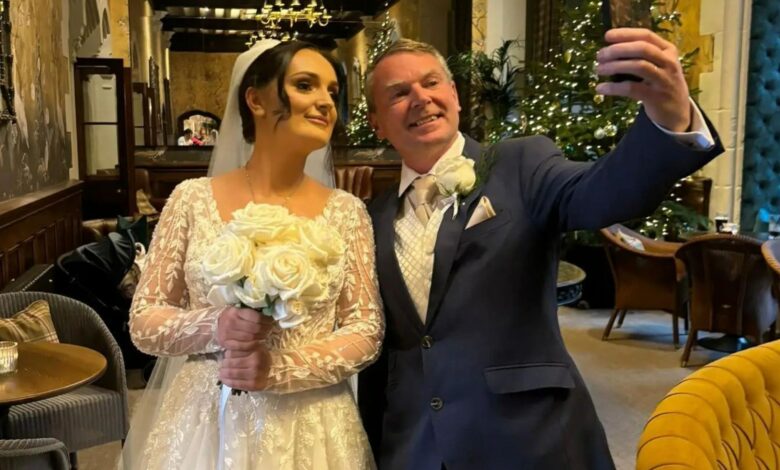 A look inside Millie Radford’s winter wedding with a £9,000 venue and seven bridesmaids