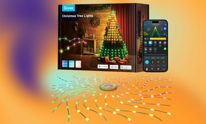 Add some extra spice to your Christmas tree this season with smart lighting