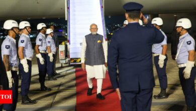 After Nigeria, Prime Minister Modi lands in Brazil for the G20 summit | India News – Times of India