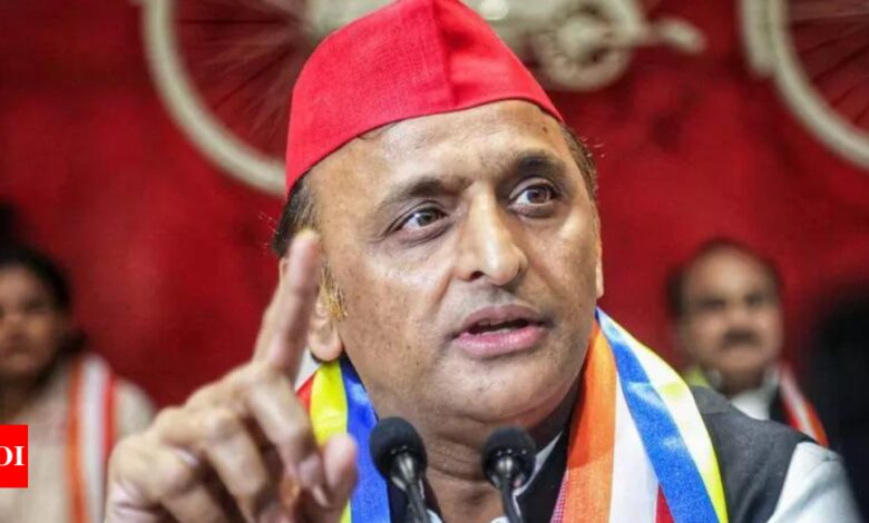 Akhilesh Yadav claims that BJP ‘induced’ Sambhal riots to deviate from EVM issue | India News – Times of India