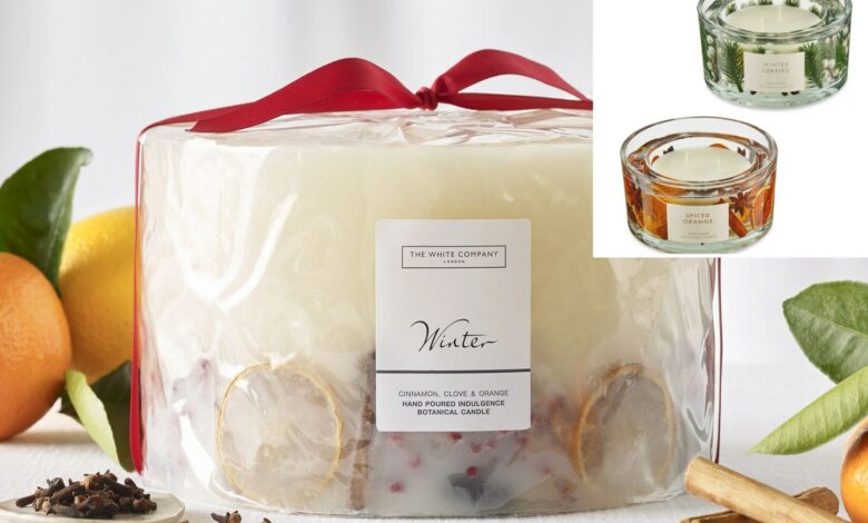 Aldi’s Christmas candles return with a dupe for White Company’s £95 favourite