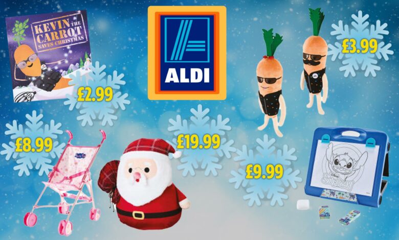 Aldi’s toy event is BACK with loads of gifts for kids – prices start from £1.29