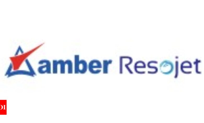 Amber-Resojet to invest Rs 250 crore in washing machine factory in Telangana | India News – Times of India