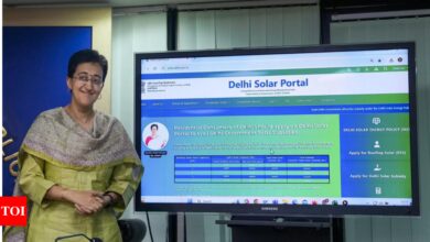 Atishi launches solar portal in Delhi; will help power consumers become ‘prosumers’ | India News – Times of India